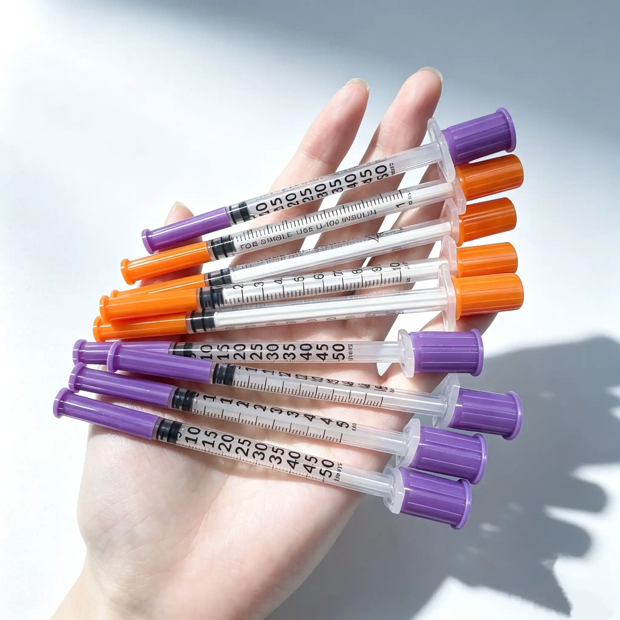 Medical Grade 0.5cc / 0.5ml 30Gauge  Insulin Syringes